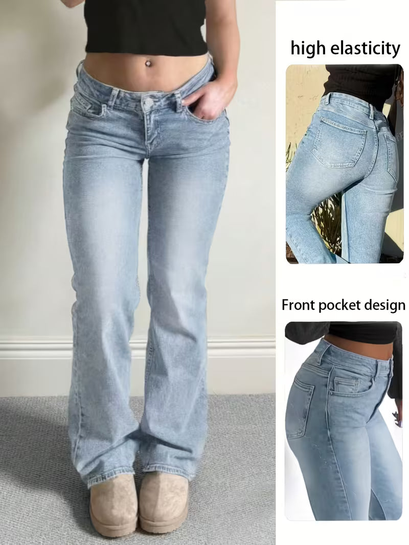 Blue Low waste Jeans