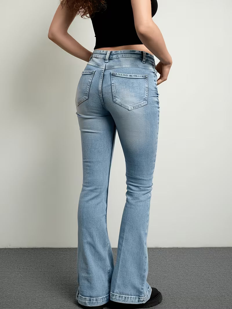 Blue Low waste Jeans