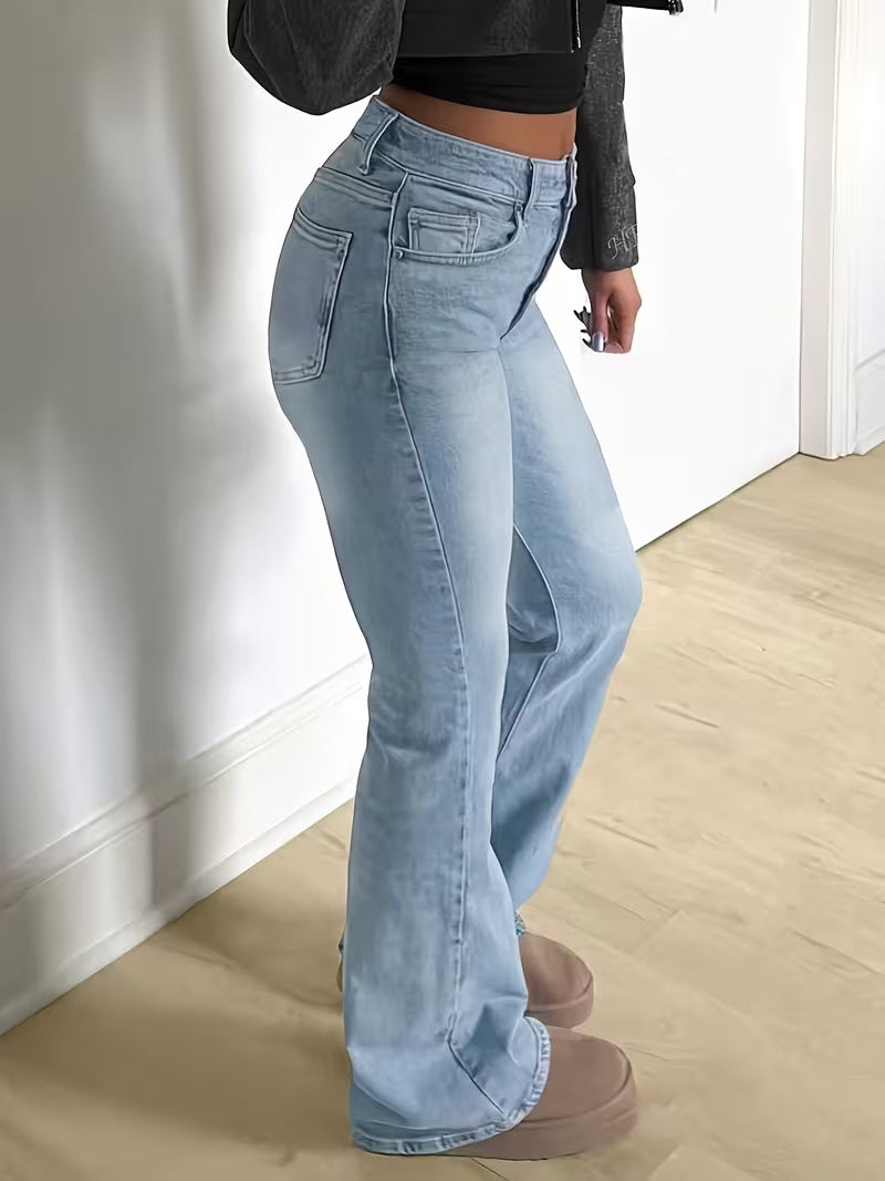 Blue Low waste Jeans