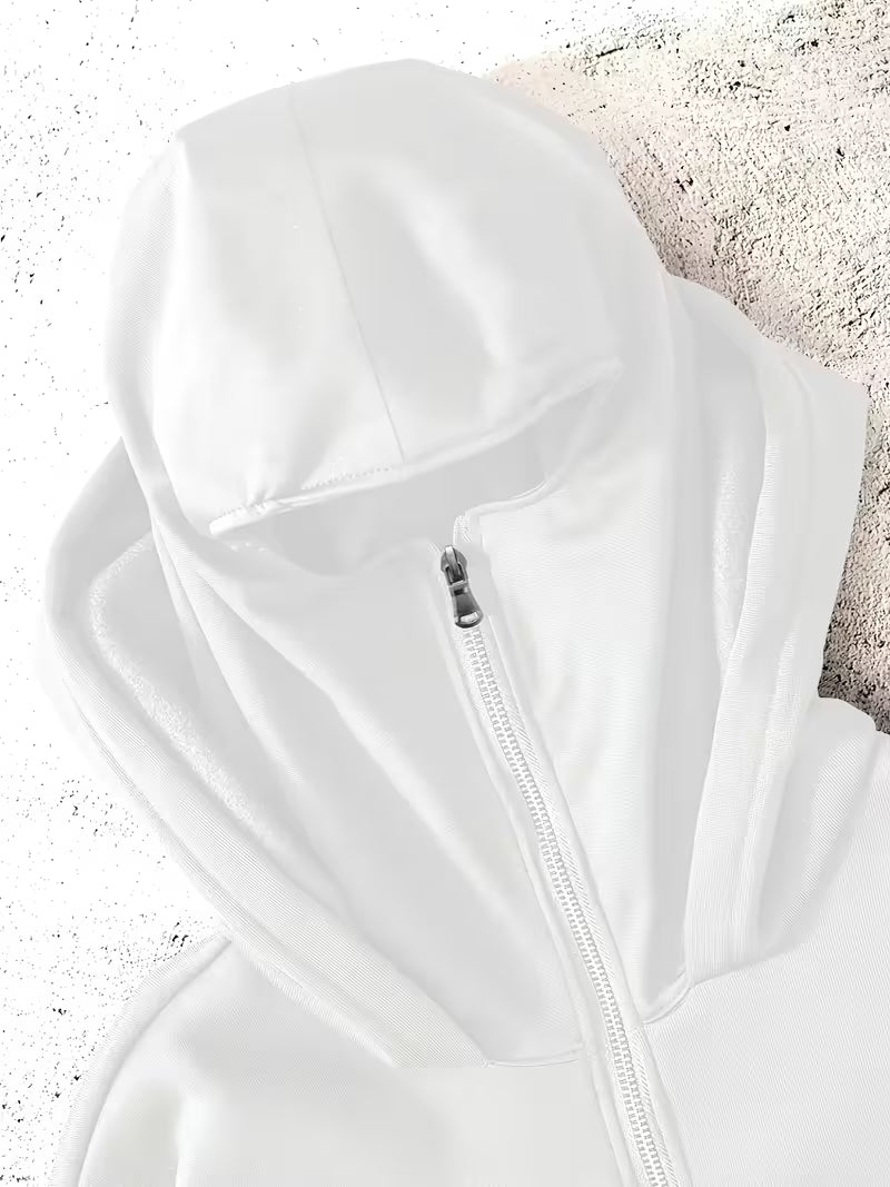 Maskierter Zipper Hoodie